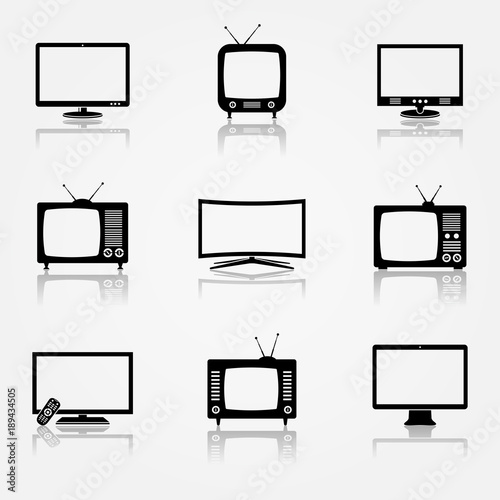 TV Icons Set