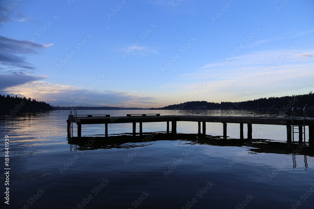 Naklejka premium lake
