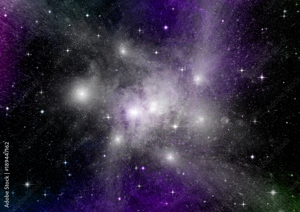 Fototapeta premium galaxy in a free space