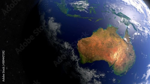 Australia, Earth Globe, View From Space