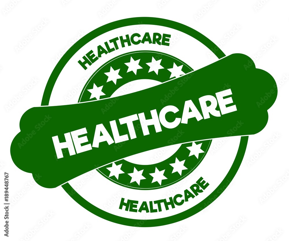 HEALTHCARE green stamp.