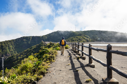 Hike to volcano photo