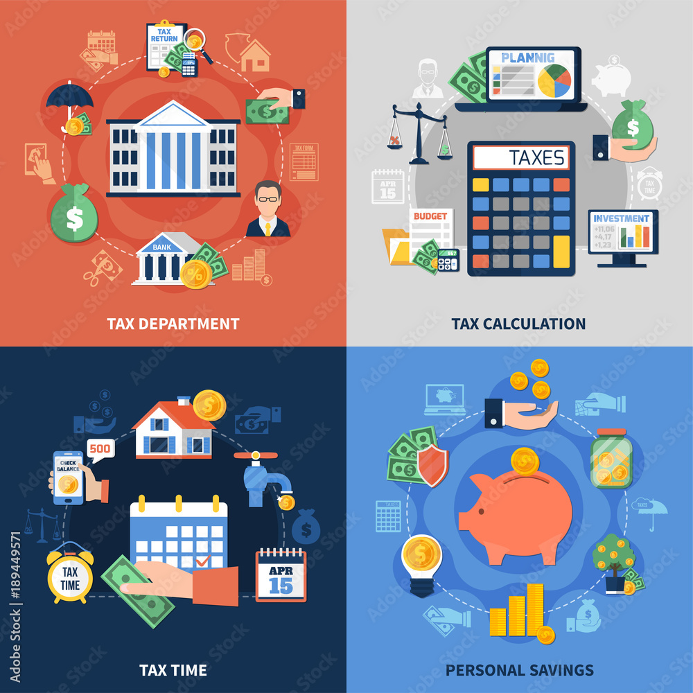 Tax Design Concept Tax Design Concept