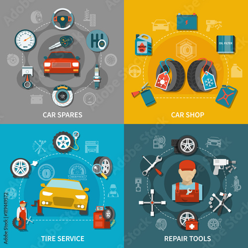 Tire Service 2x2 Set