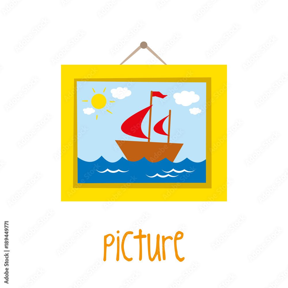 Picture on white background Picture on white background