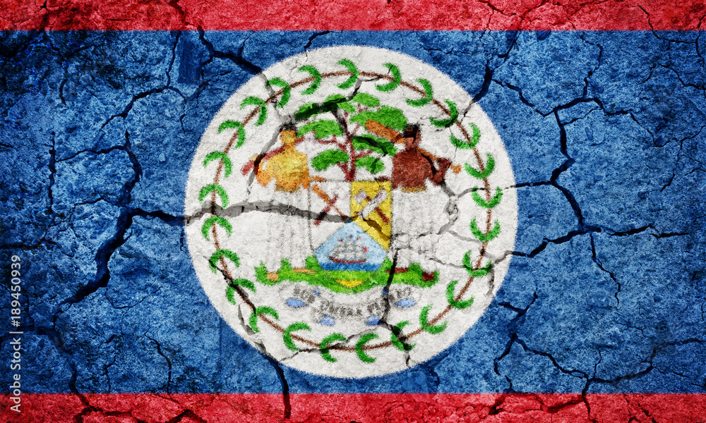 Obraz premium Belize flag