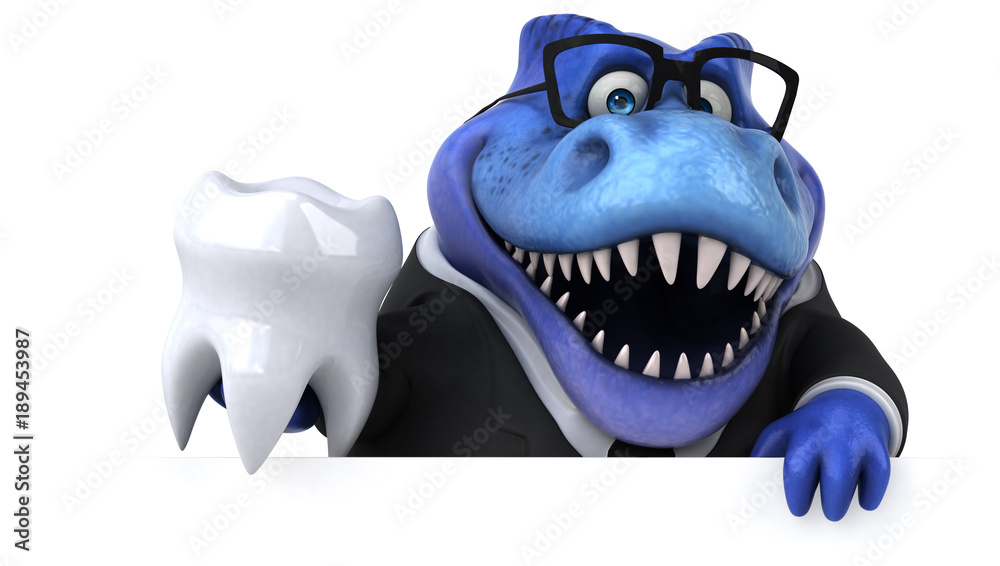 Fototapeta premium Fun Trex - 3D Illustration