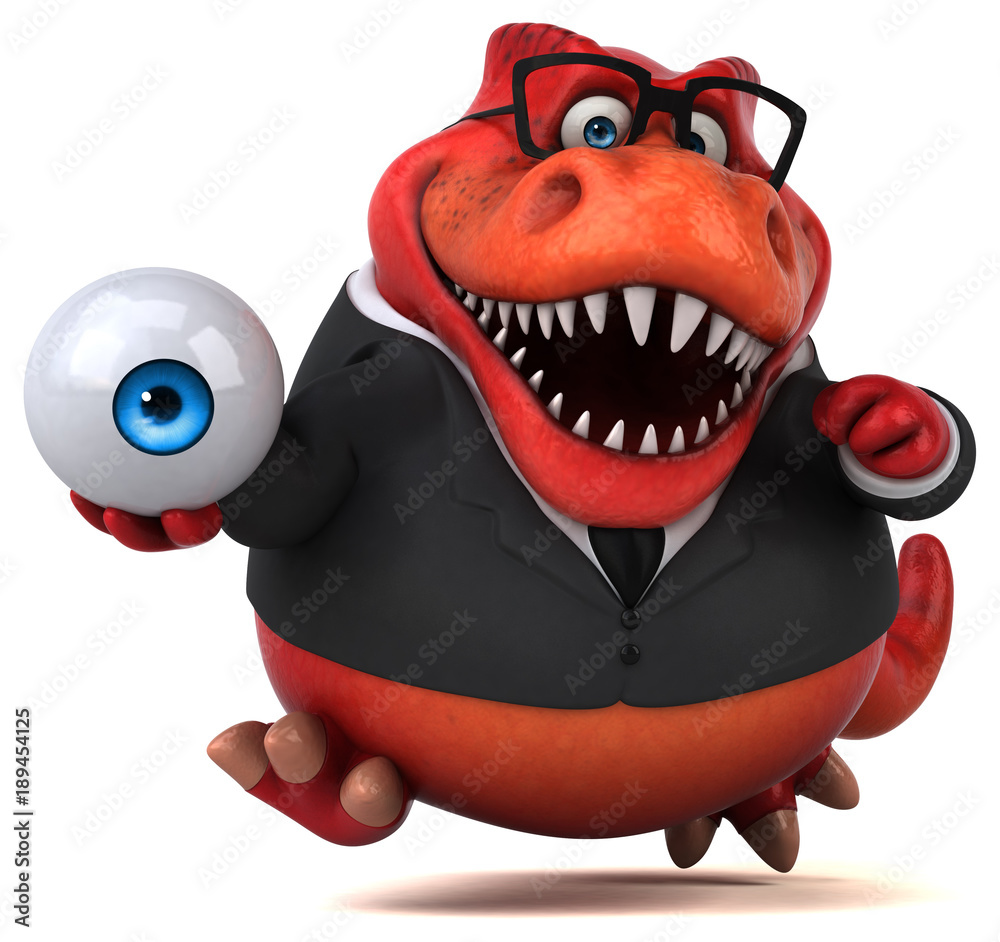 Fototapeta premium Fun Trex - 3D Illustration