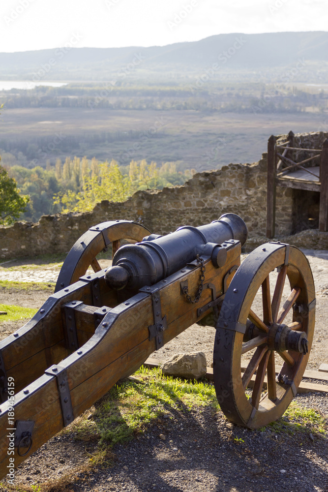 Cannon in the fortress of Szigliget