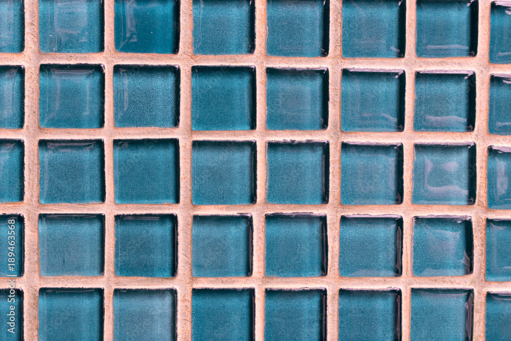 small grid of blue tile background small grid of blue tile background