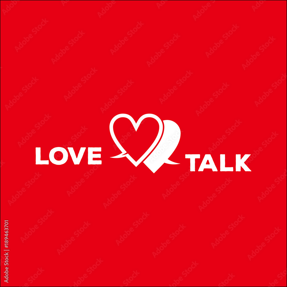 love talk logo design