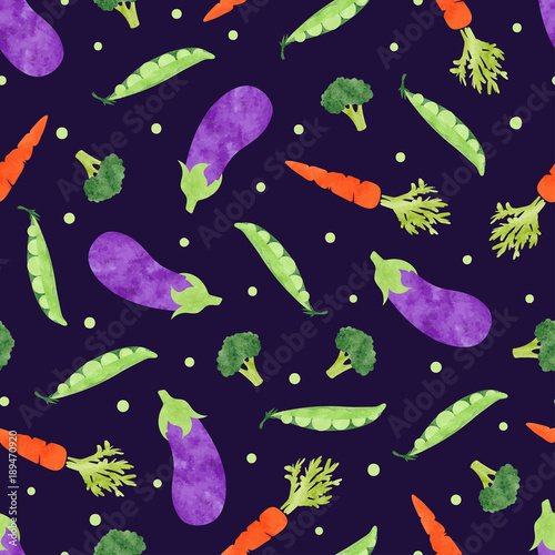 Seamless vegetable pattern....