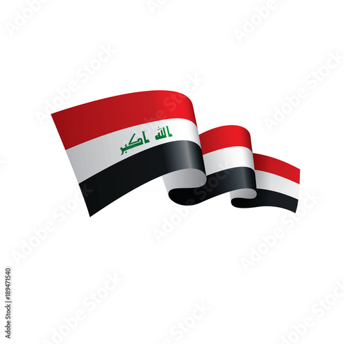 Free Download Iraqi flag, vector illustration - GFXLoad