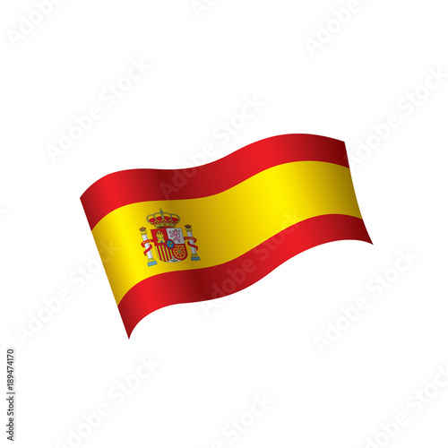 Free Download spain flag, vector illustration - GFXLoad