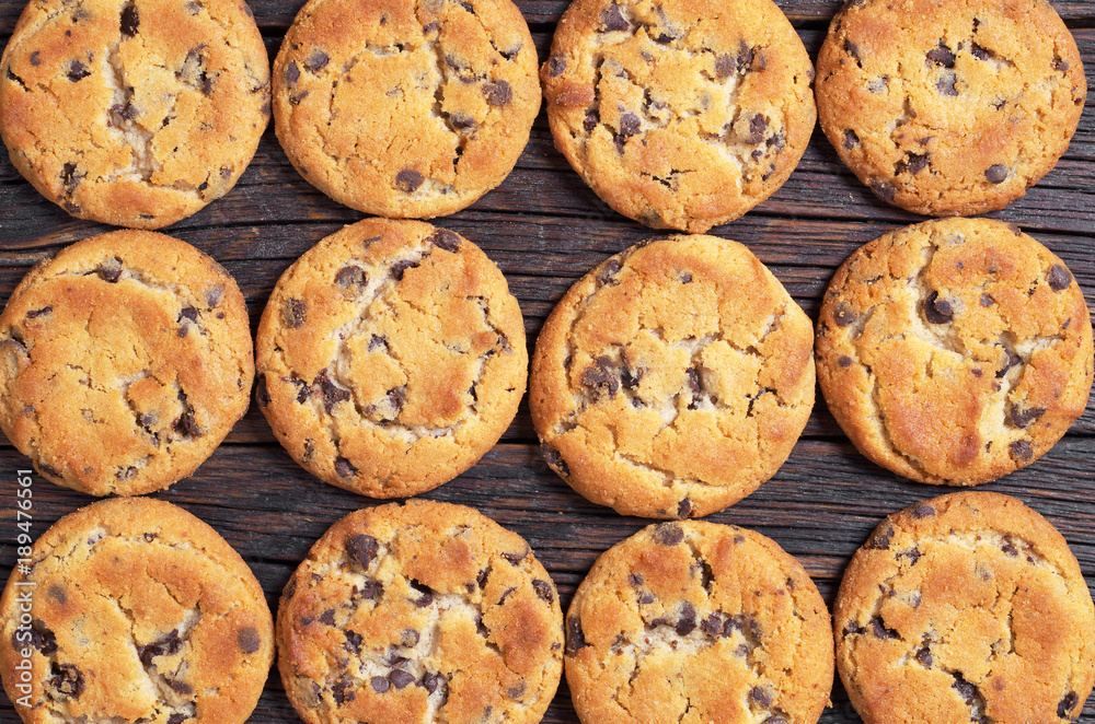 Background of cookies Background of cookies