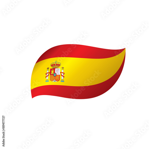 spain flag, vector illustration