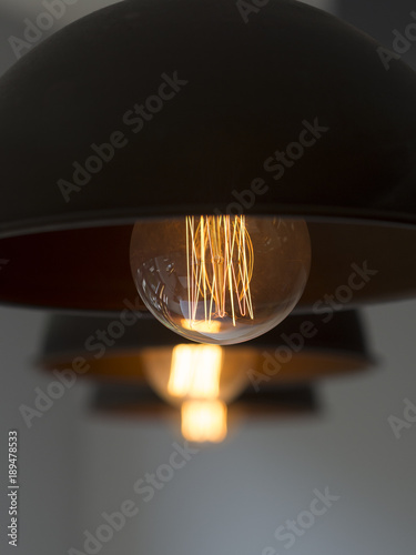 Detail of interior lamps photo