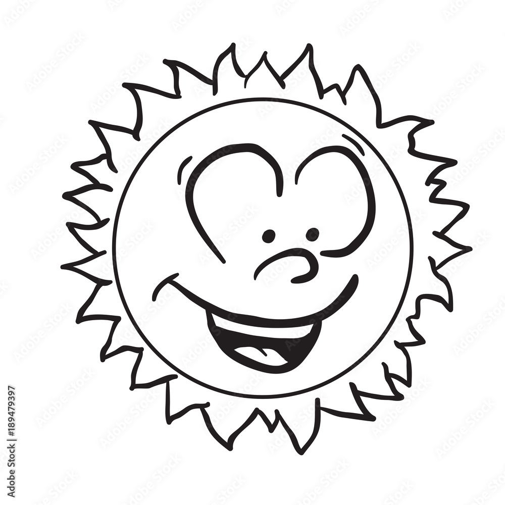 sun smiling black sun smiling black