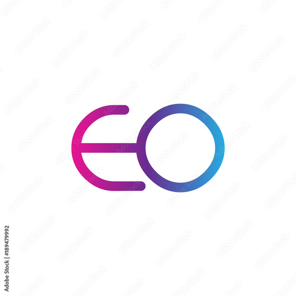 initial letter rounded logo modern, colorful gradient initial letter rounded logo modern, colorful gradient