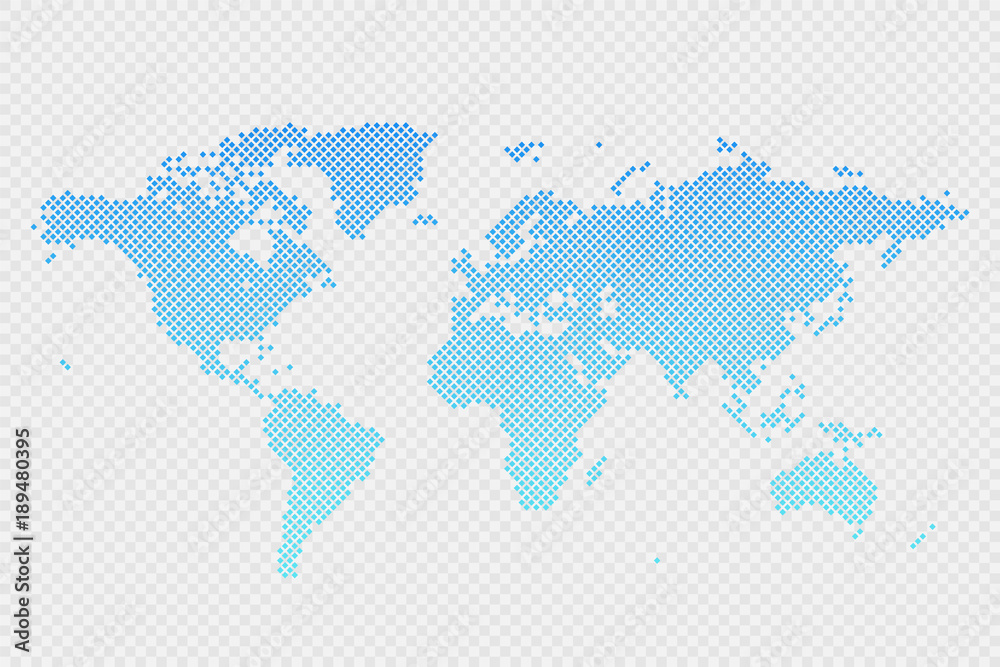 Vector world map infographic symbol on transparent background. International rhombus illustration sign. Blue gradient template element for business, project, sample, web, design, media, news, blog Vector world map infographic symbol on transparent background. International rhombus illustration sign. Blue gradient template element for business, project, sample, web, design, media, news, blog