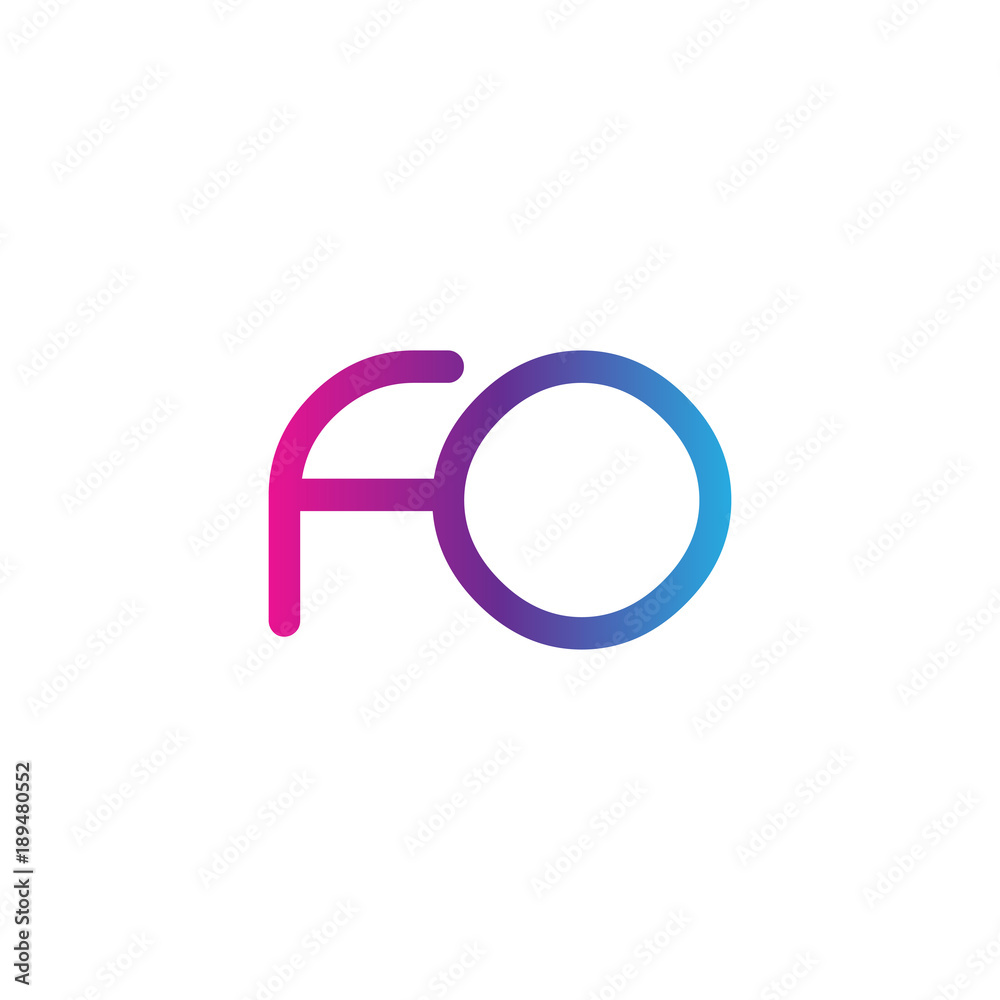 initial letter rounded logo modern, colorful gradient initial letter rounded logo modern, colorful gradient