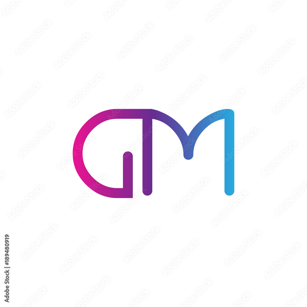 initial letter rounded logo modern, colorful gradient initial letter rounded logo modern, colorful gradient