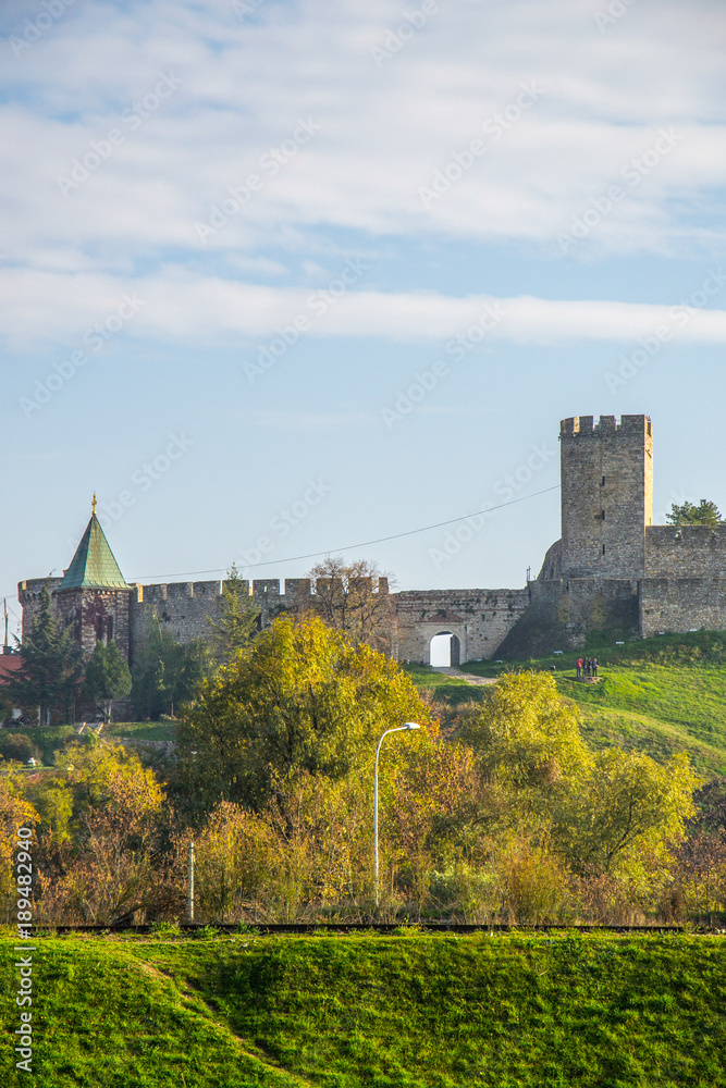 BELGRADE, SERBIA - November 18 2013: Kalemegdan fortress in Belgrade, Serbia