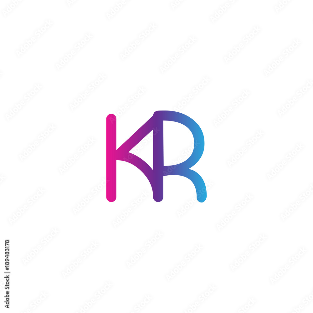 initial letter rounded logo modern, colorful gradient initial letter rounded logo modern, colorful gradient
