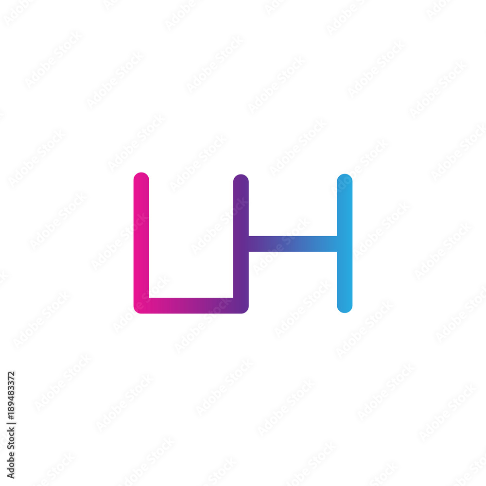 initial letter rounded logo modern, colorful gradient initial letter rounded logo modern, colorful gradient
