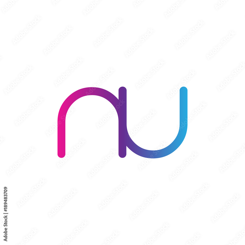 initial letter rounded logo modern, colorful gradient initial letter rounded logo modern, colorful gradient
