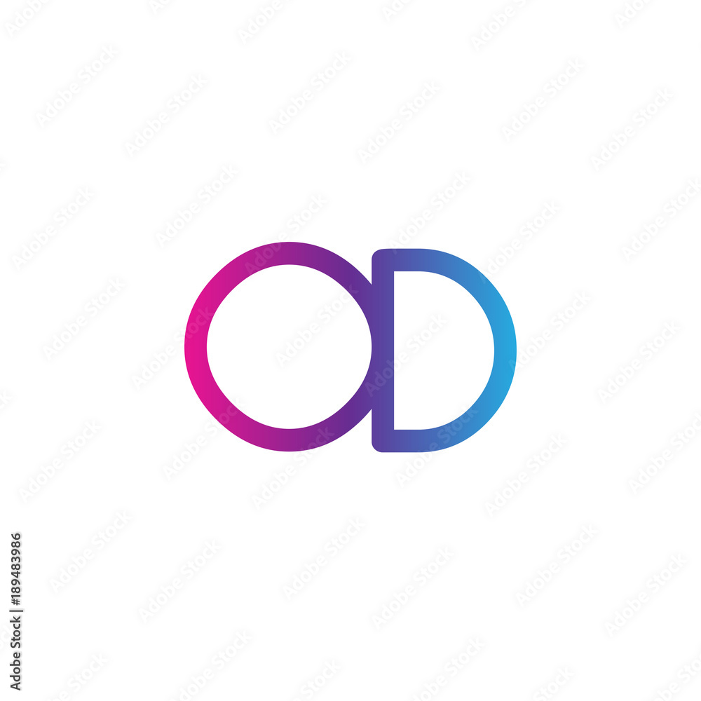initial letter rounded logo modern, colorful gradient initial letter rounded logo modern, colorful gradient