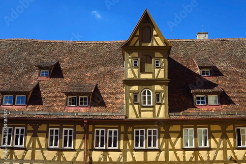 Fachwerkhaus in Rothenburg ob der Tauber, Bayern, Deutschland © Bildagentur-o