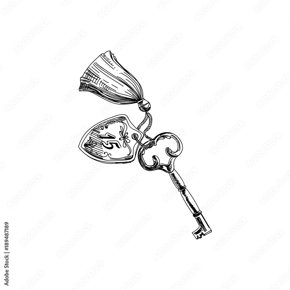 Obraz premium Beautiful vector hand drawn vintage Illustration. 