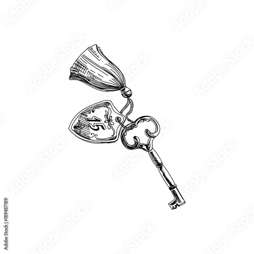 Beautiful vector hand drawn vintage Illustration. 
