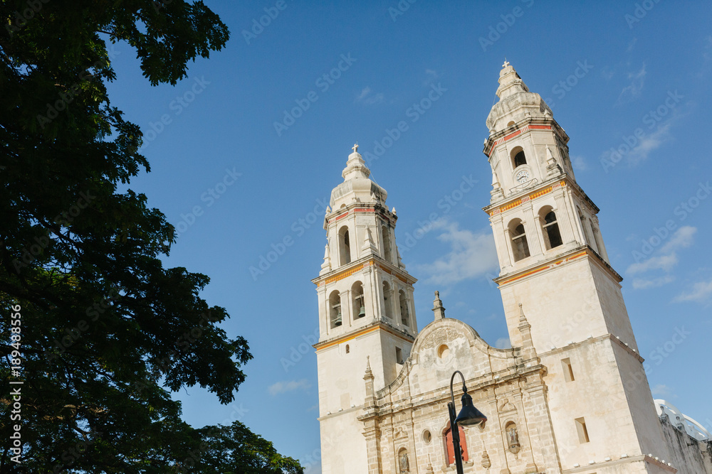Cathedral in Merida Mexico 