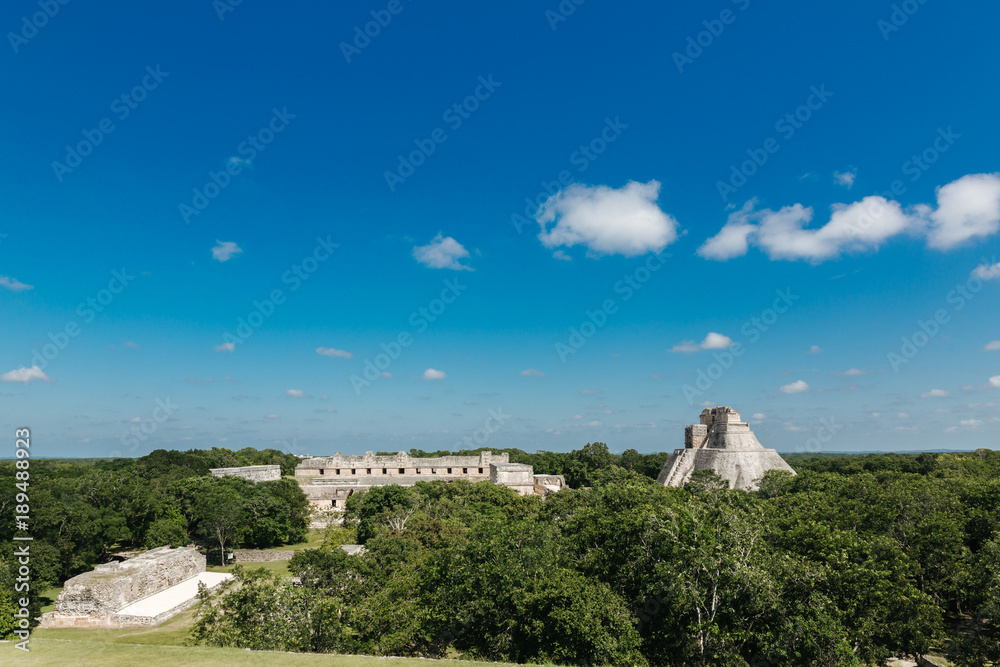 Uxmal archeological site Mexico 