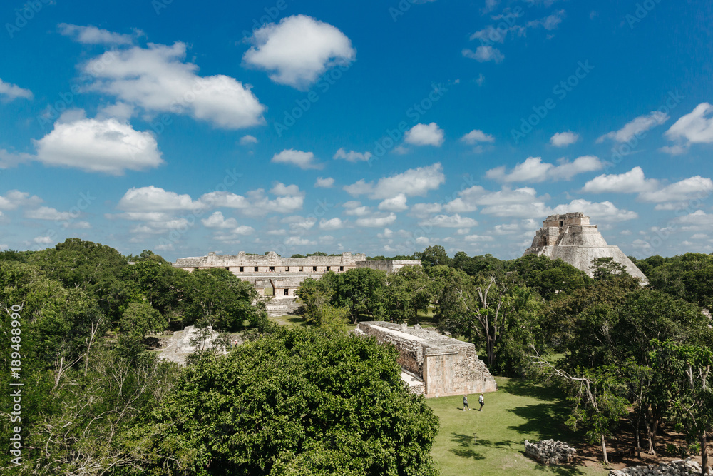 mayan city of uxmal mexico