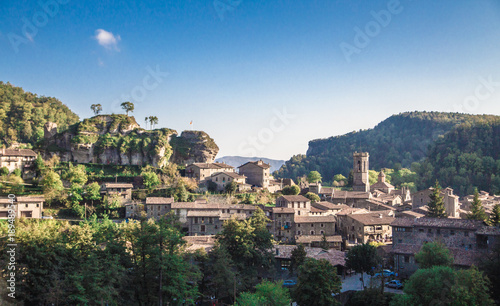 Landscape in Rupit, Costa Brava, Catalonia, Spain