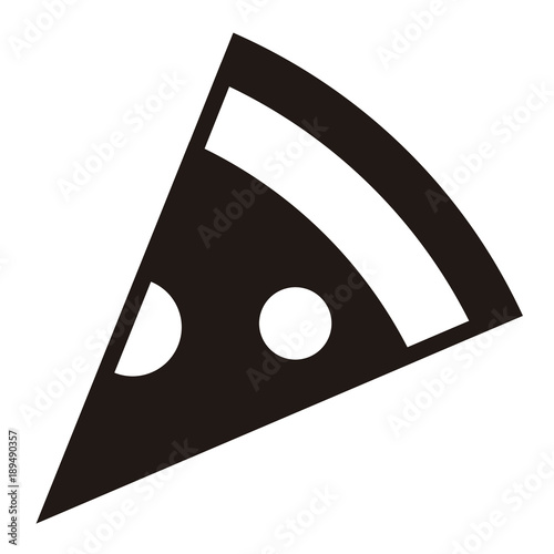 Isolated pizza icon