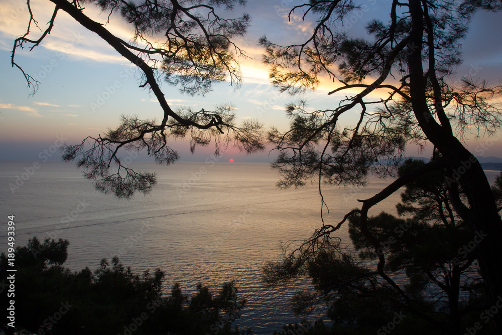 sunset on the black sea sunset on the black sea