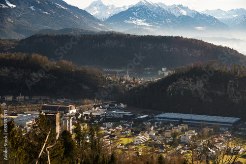 Feldkirch von oben Richtung Süden © saumhuhn