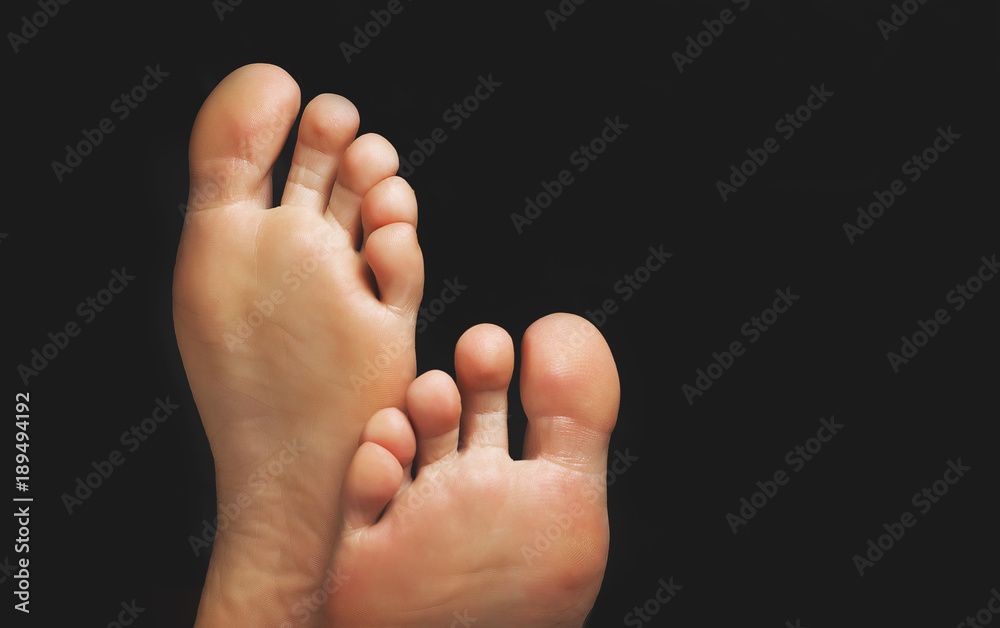 female heels on a black background female heels on a black background