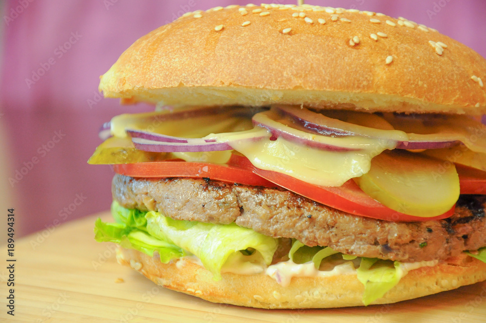 Burger with cutlet Burger with cutlet
