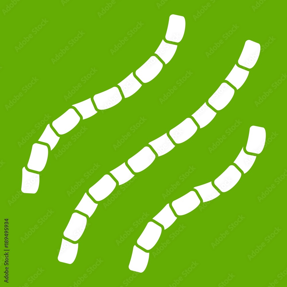 Fototapeta premium Escherichia coli icon green