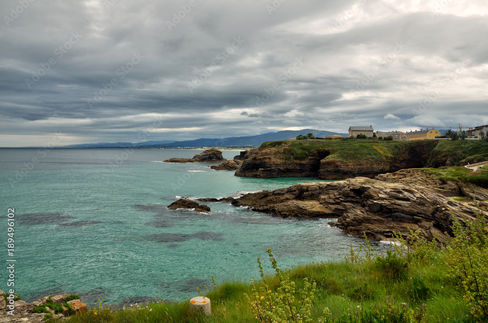 Spanish destination, Galicia, north-west region, Foz cliffs