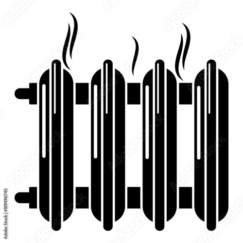 Cast-iron battery icon, simple style.