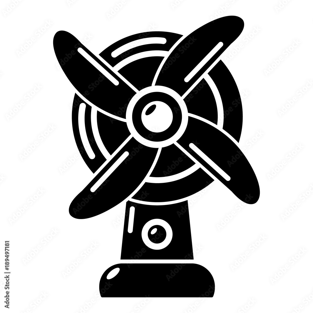 Obraz premium Ventilator icon, simple style.