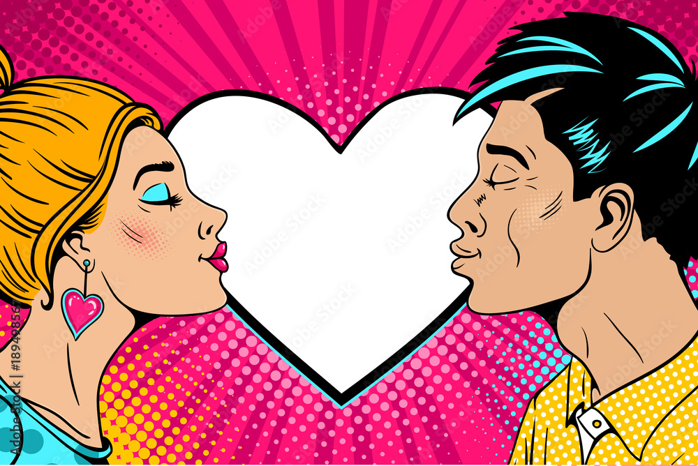 Comic lettering Kiss Me. Comic speech bubble with emotional text Kiss Me.  Bright dynamic cartoon illustration in retro pop art style isolated on  white Stock Photo - Alamy