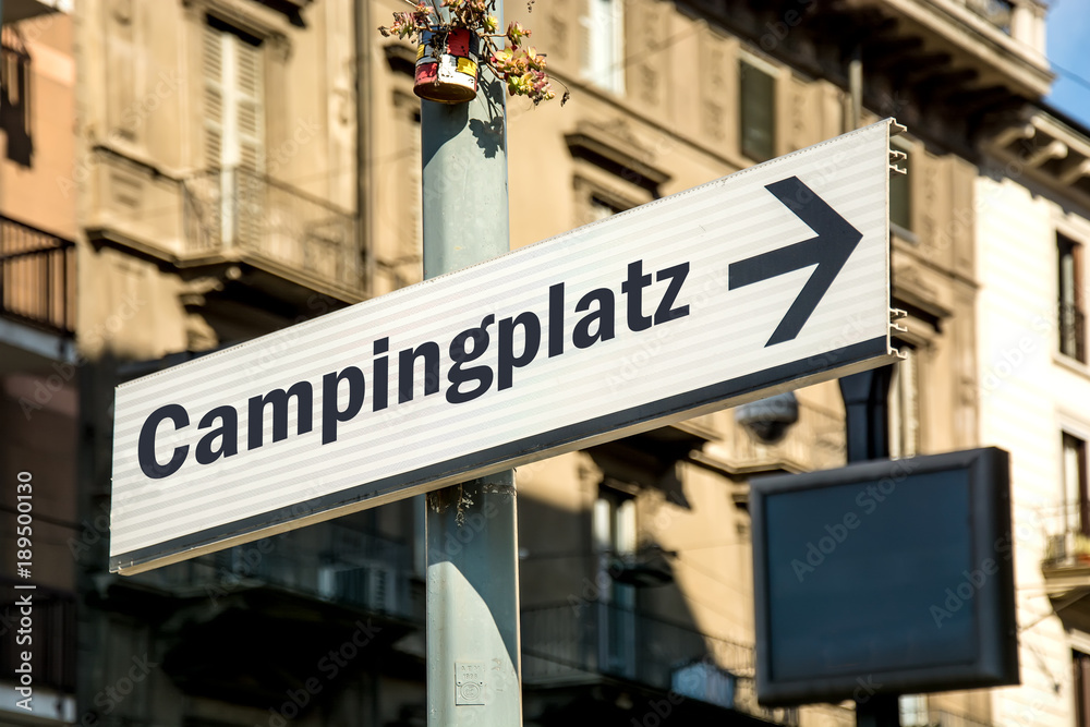 Schild 219 - Campingplatz