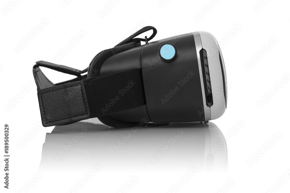 Virtual reality glasses isolated on white background. Virtual reality glasses isolated on white background.